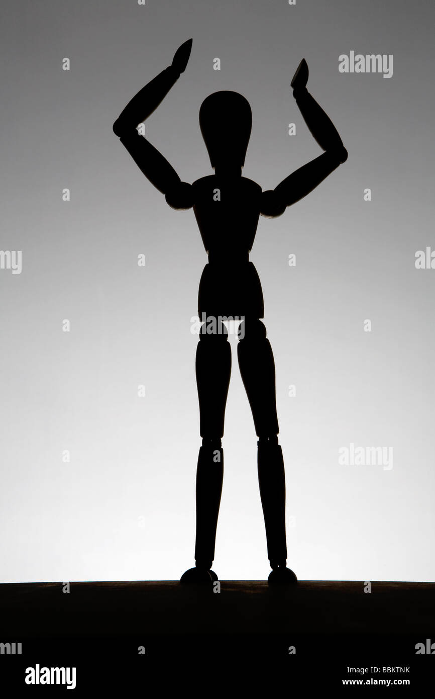 Wooden art figure Stock Photo Alamy