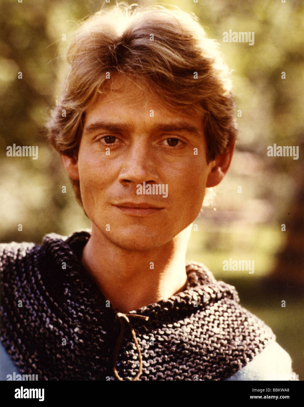 IVANHOE - 1982 UK  TV series  with  Anthony Andrews as Wilfred of Ivanhoe Stock Photo