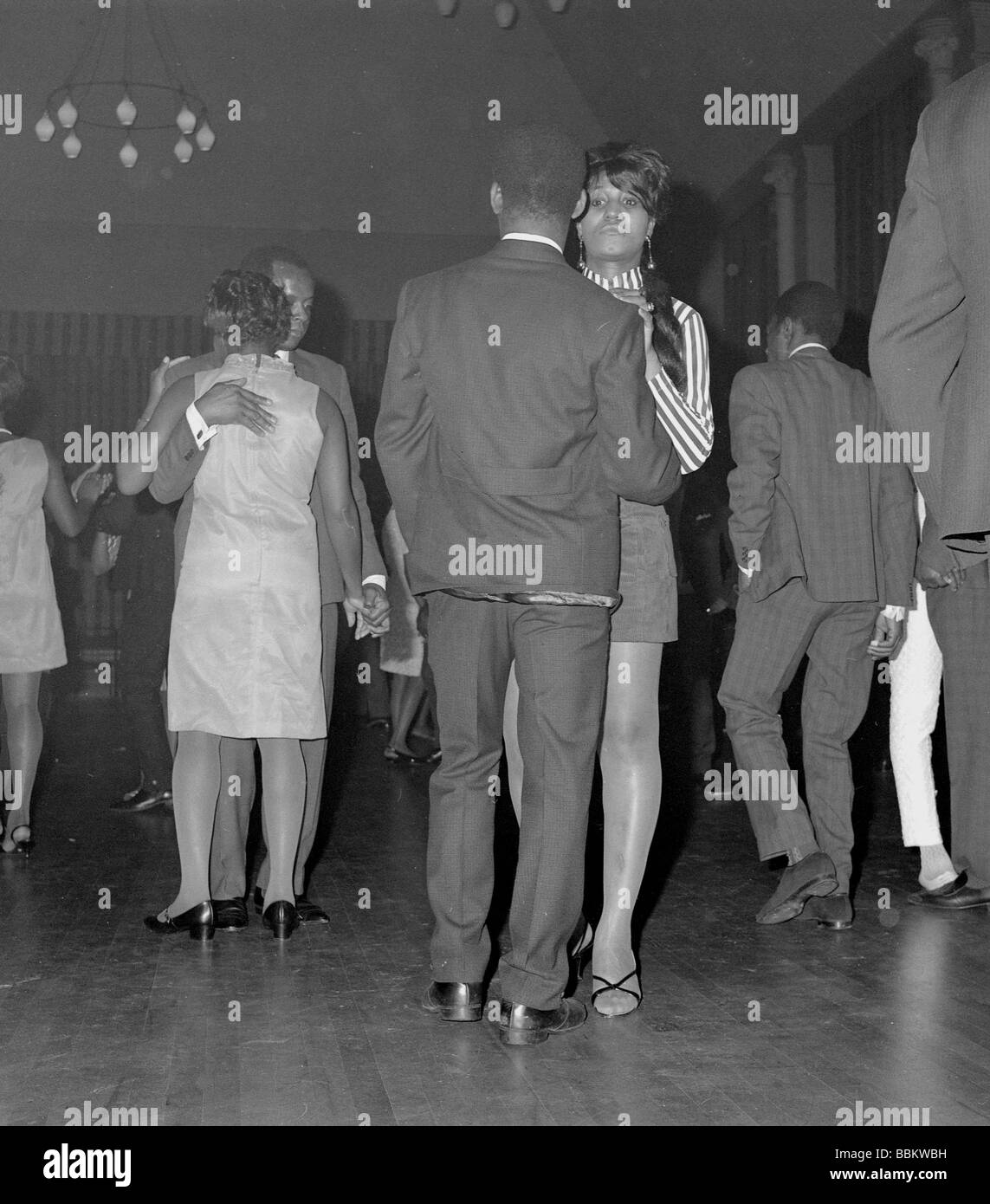 MINI SKIRT BALL at Ealing Town Hall in 1968 Stock Photo