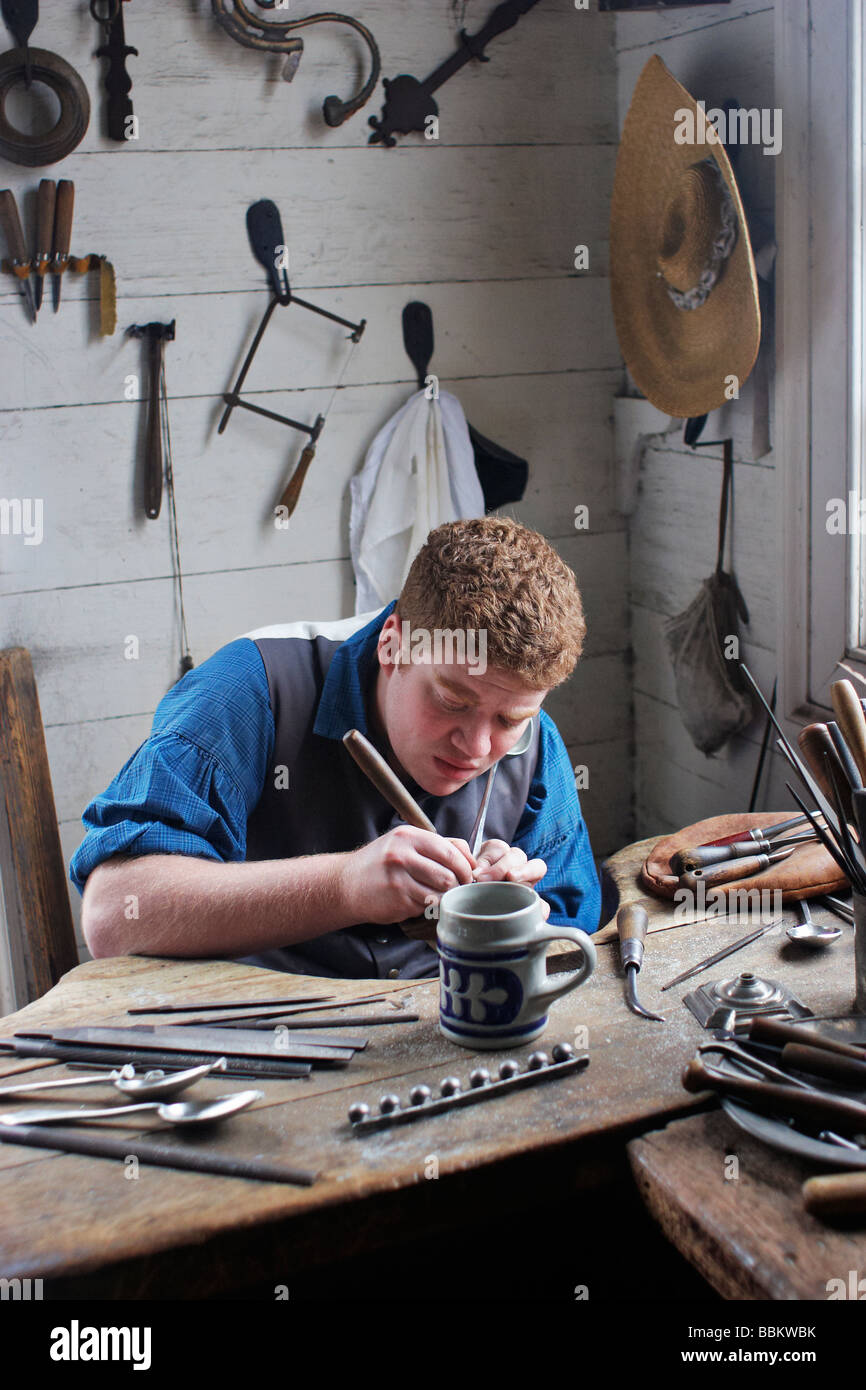 18th century america apprentice hi-res stock photography and images - Alamy