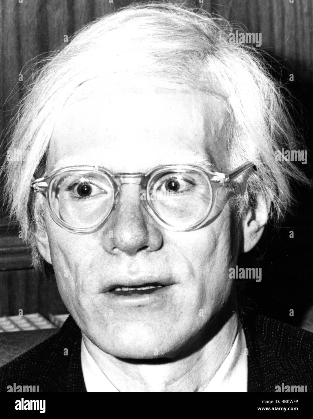 ANDY WARHOL - US artist and film producer Stock Photo