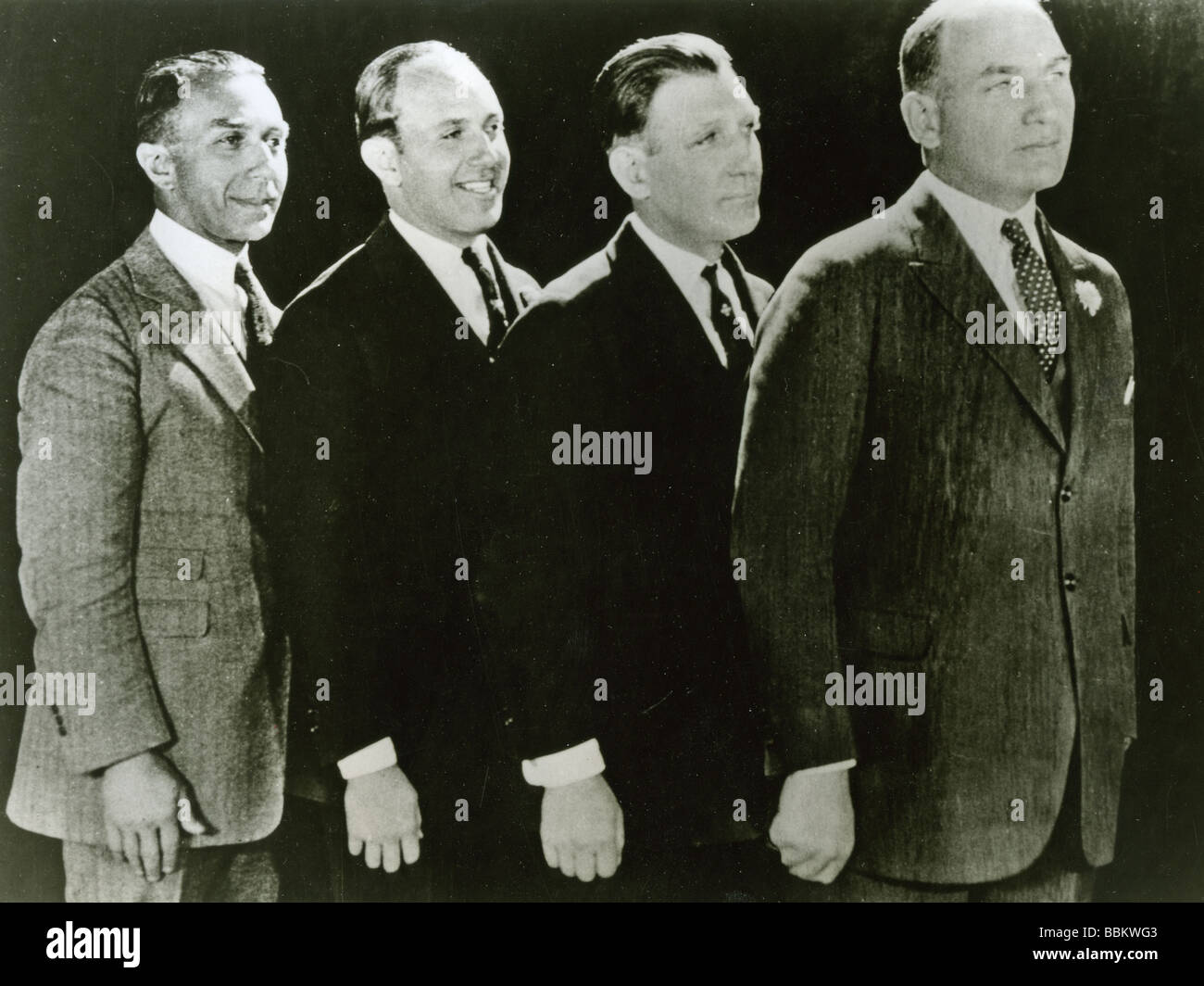 WARNER BROTHERS - the four Polish founders of the film company - Harry, Sam, Jack and Albert Stock Photo