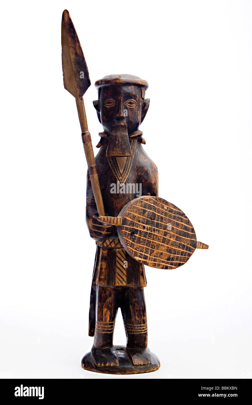 African woodwork art Stock Photo