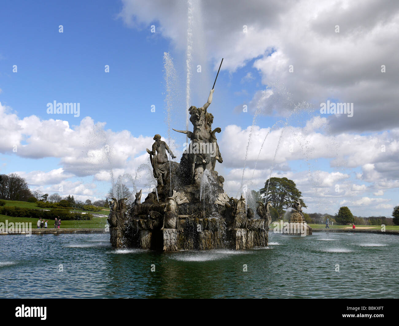 united kingdom uk british great britain gb England Midlands Worcestershire Country House Witley Court Estate Stately Home Englis Stock Photo