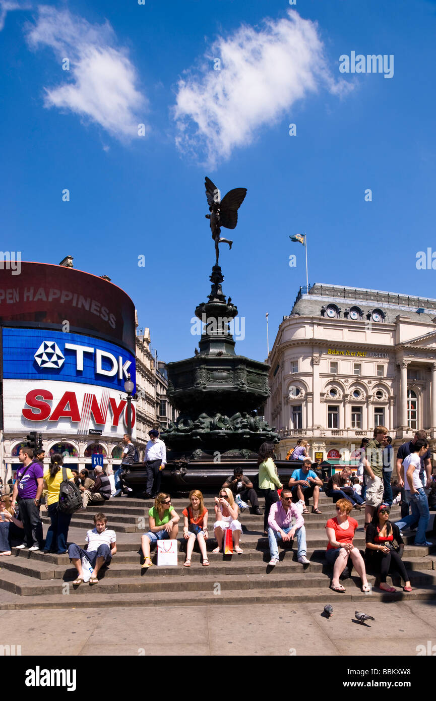Piccadilly Circus West End London United Kingdom Stock Photo