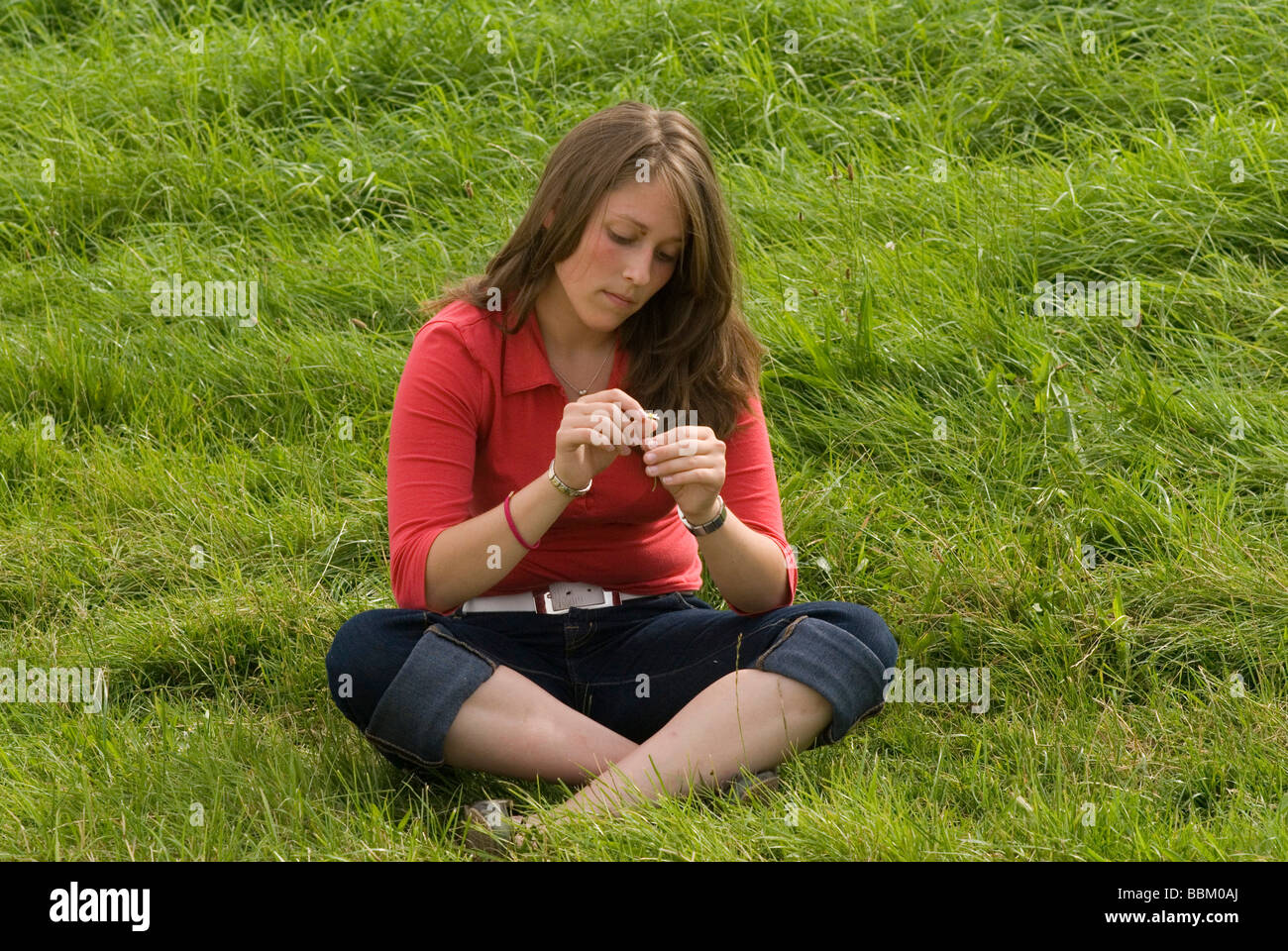 Teenage girl Stock Photo