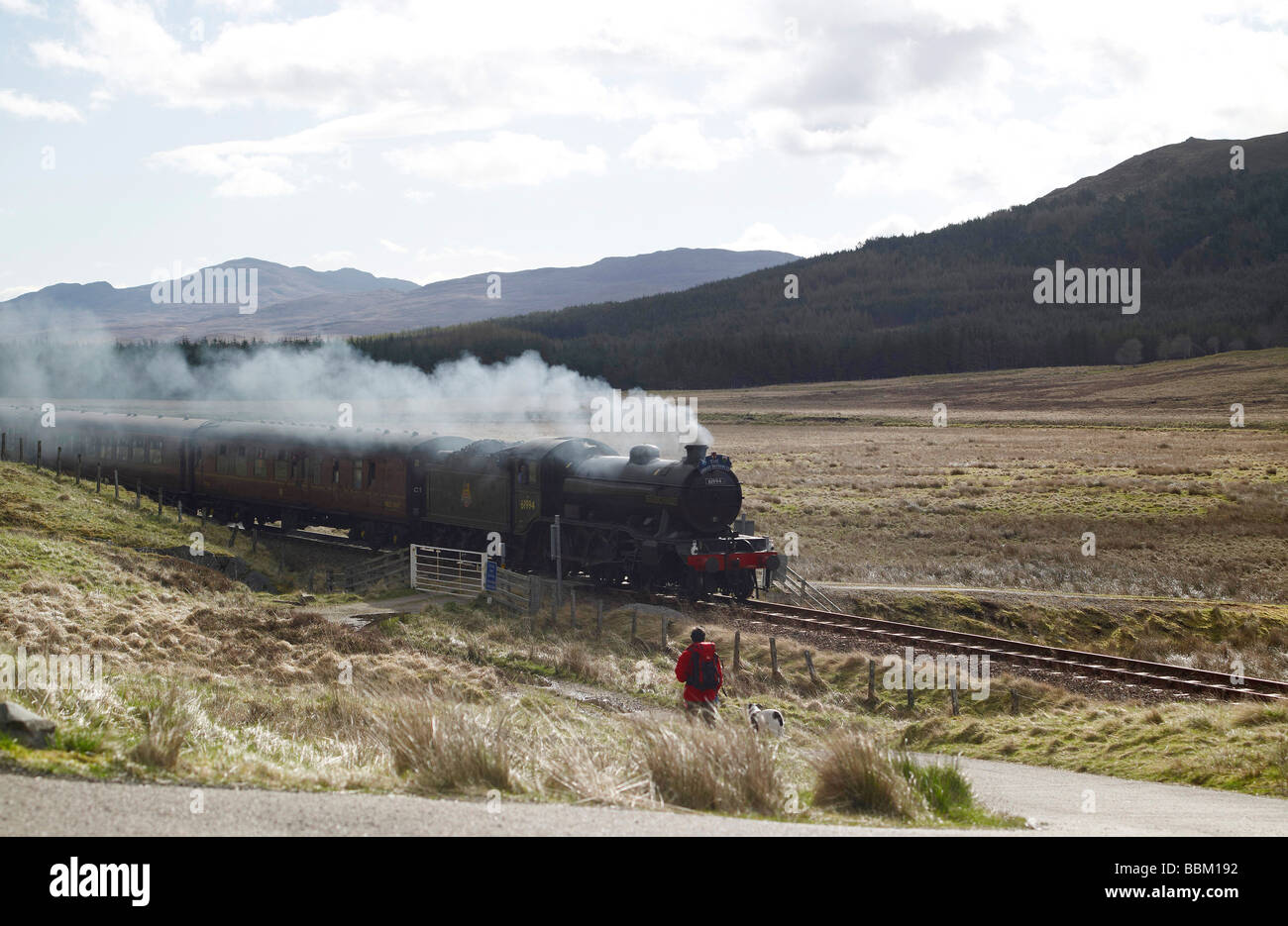 Great britain Rail Tour 2009, steam Inverness to Kyle of Lochalsh
