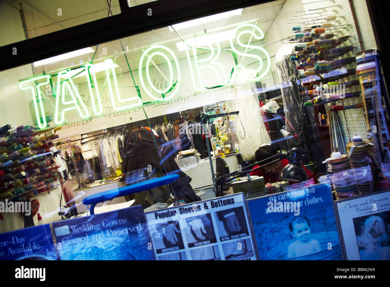 Dry cleaner tailor hires stock photography and images Alamy