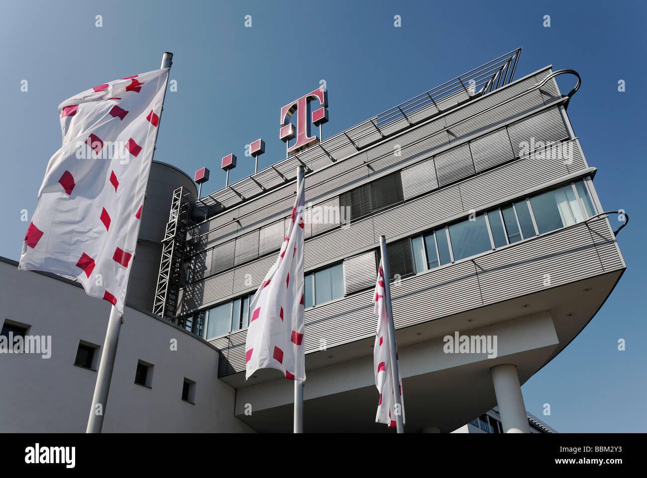 Corporate headquarters of the Deutsche Telekom, Bonn, North Rhine-Westphalia, Germany, Europe Stock Photo