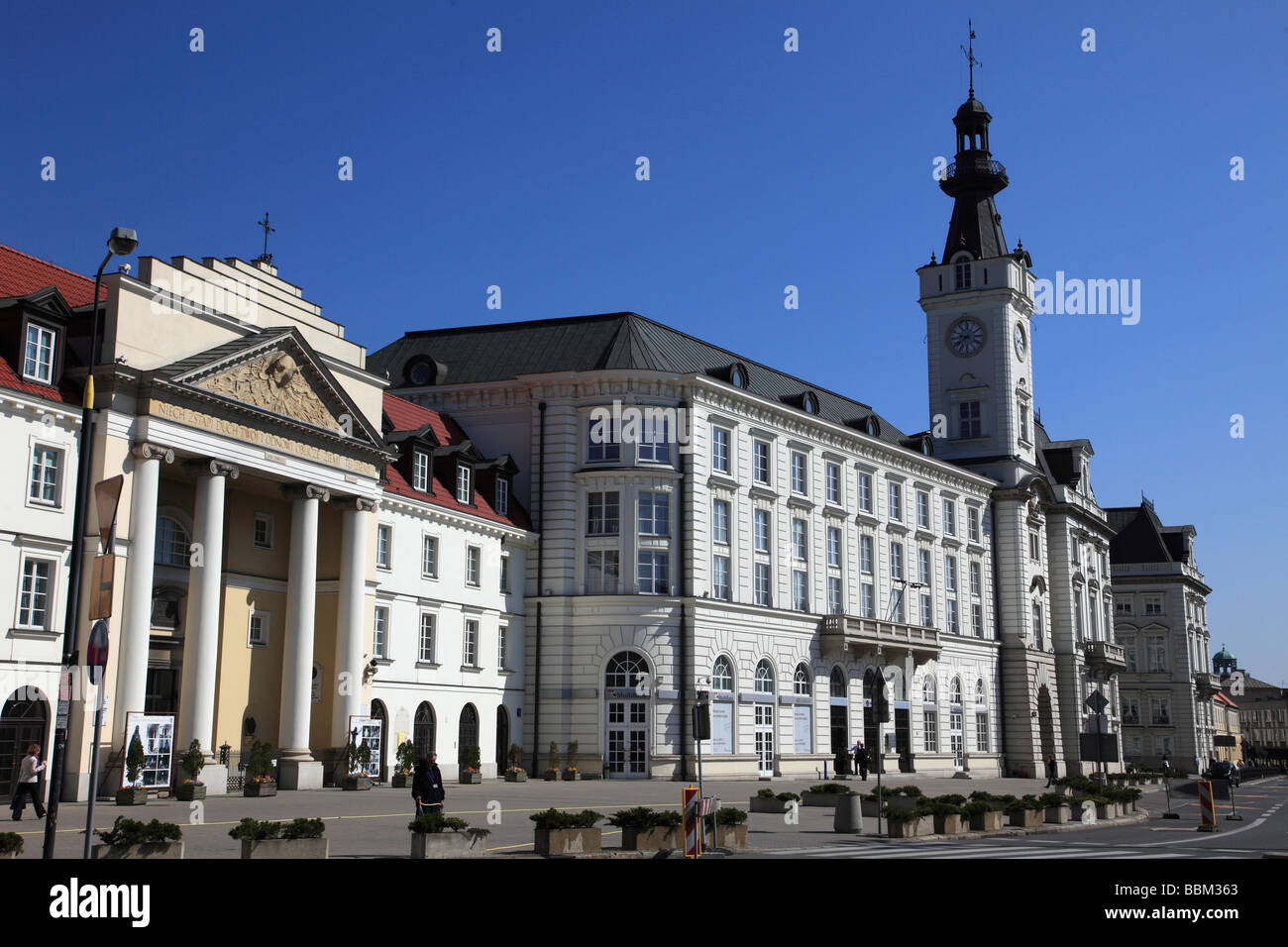 Poland Warsaw Jablonowski Palace Stock Photo Alamy