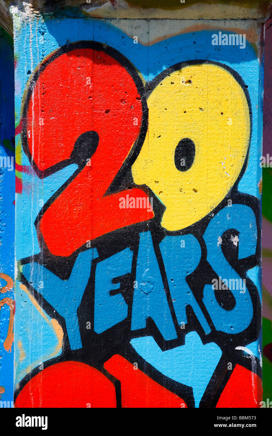 20 Years, graffiti Stock Photo