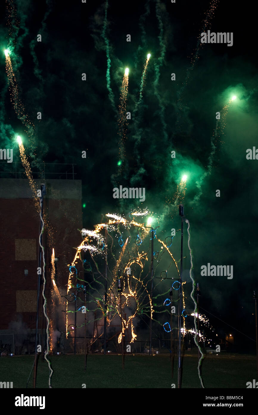 colours colourfull fireworks pyrotechnic display night Medway Fuse