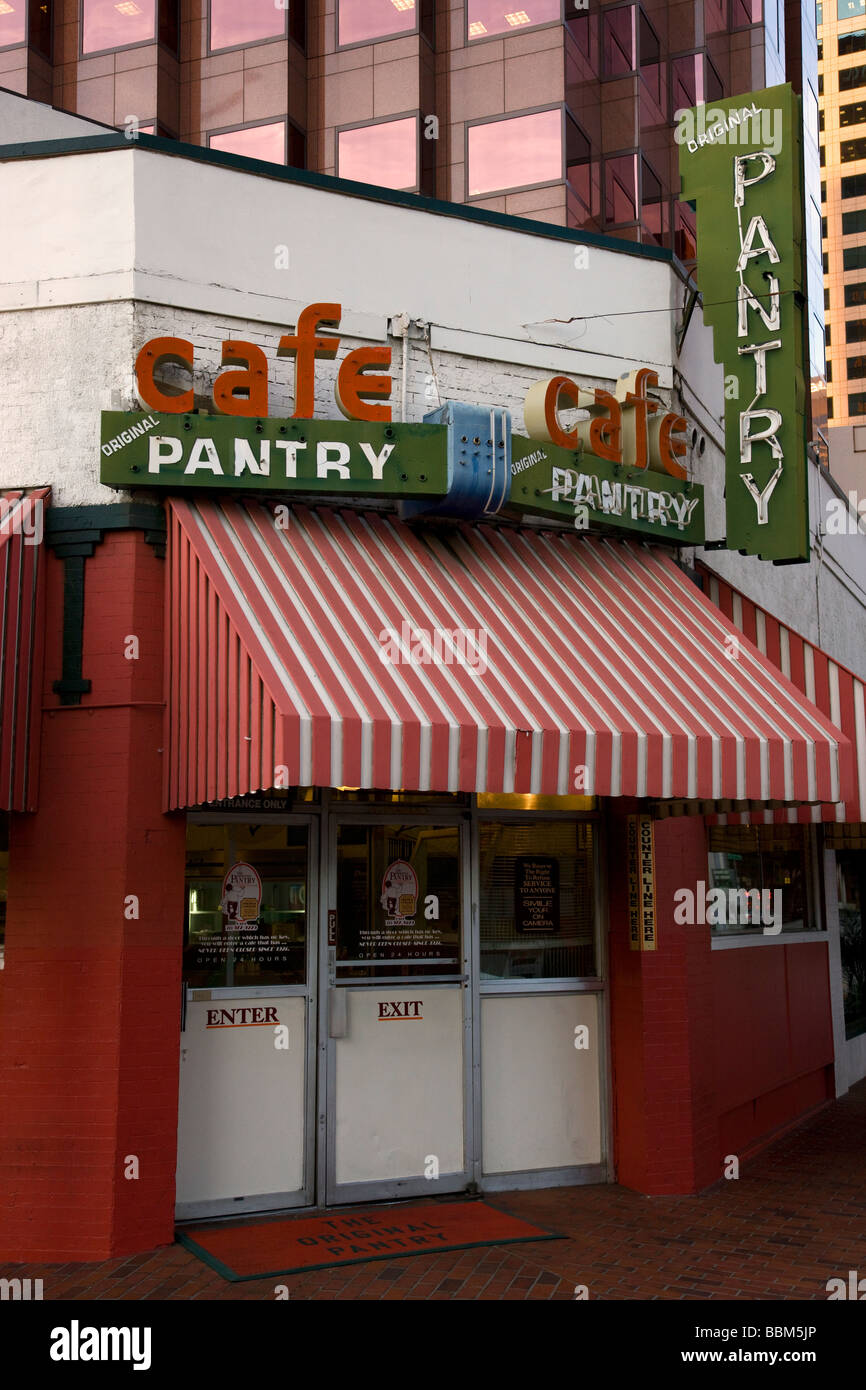The Original Pantry Cafe Downtown Los Angeles California Stock