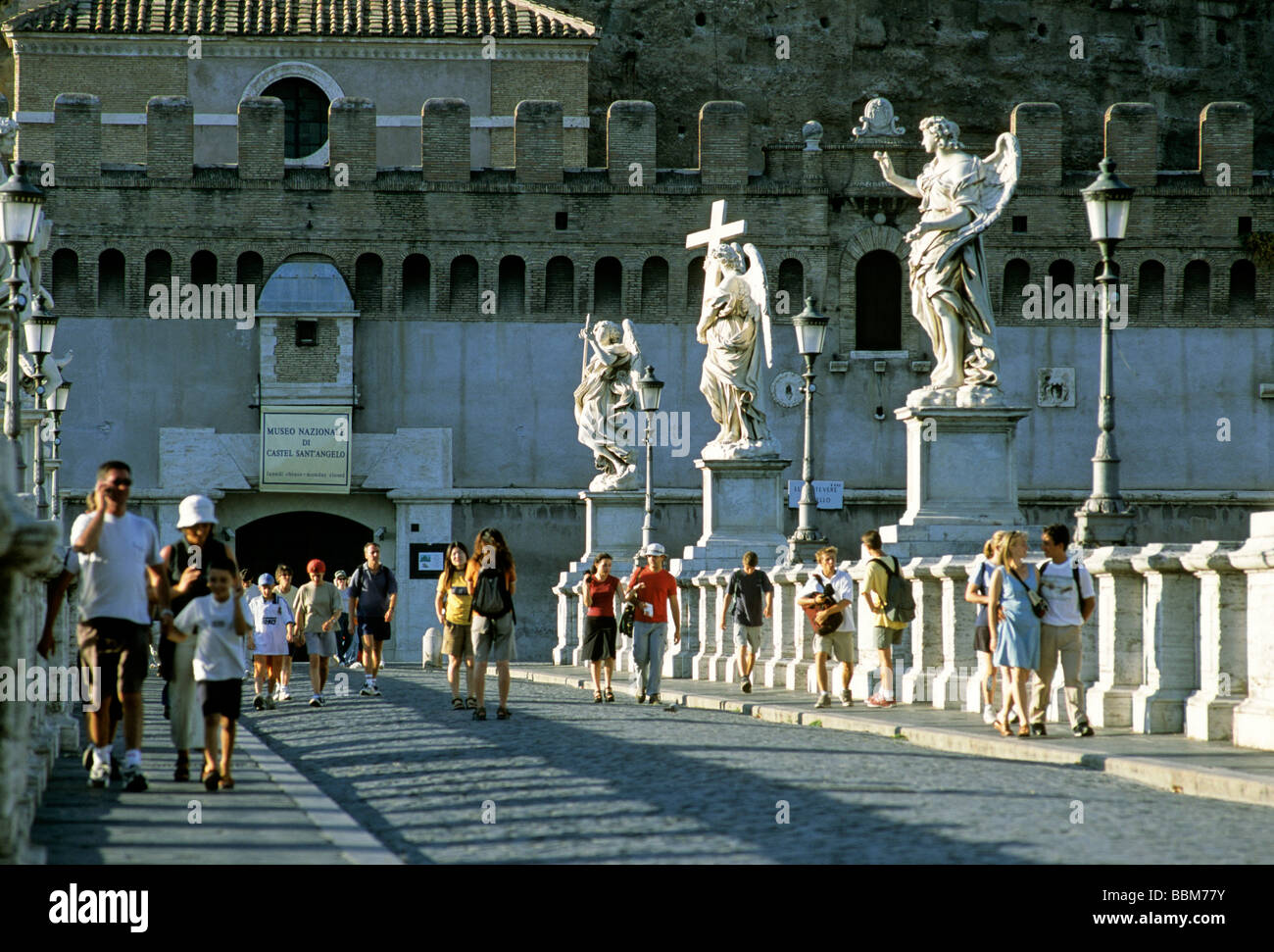 Angel statues by Bernini, Bridge of Angels, Castel Sant'Angelo, Rome
