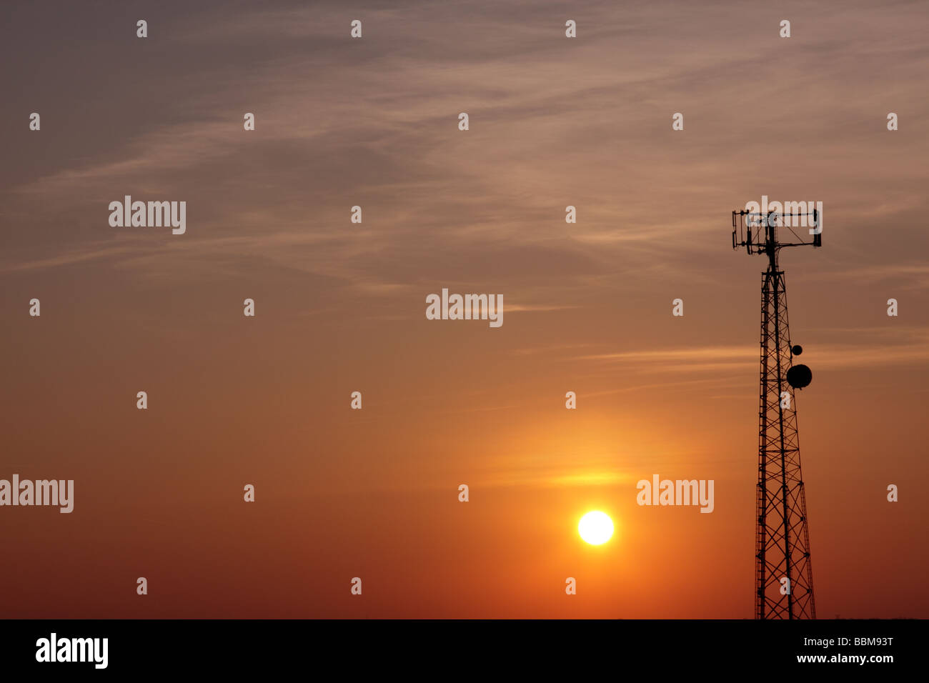 Sunrise Communications Stock Photo