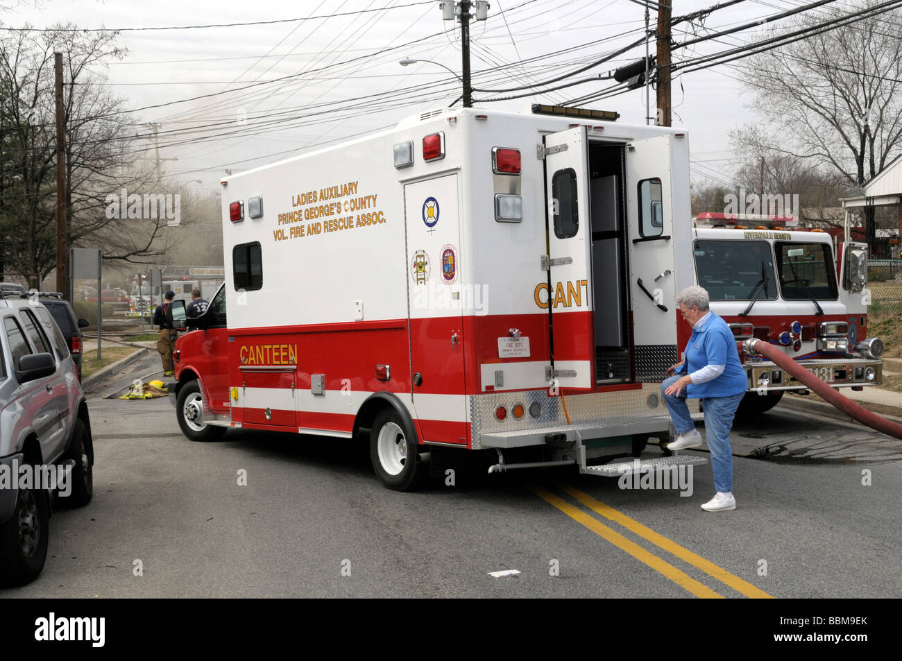 The Prince County Fire Depatrtment's Ladies Auxiliary canteen