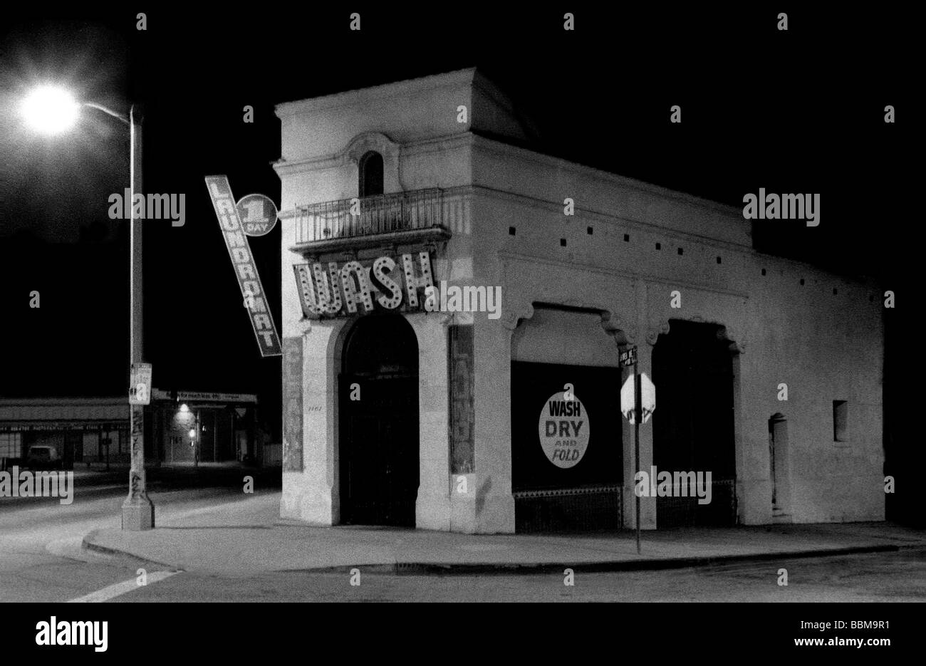 Old laundry building Los Angeles CA Stock Photo Alamy