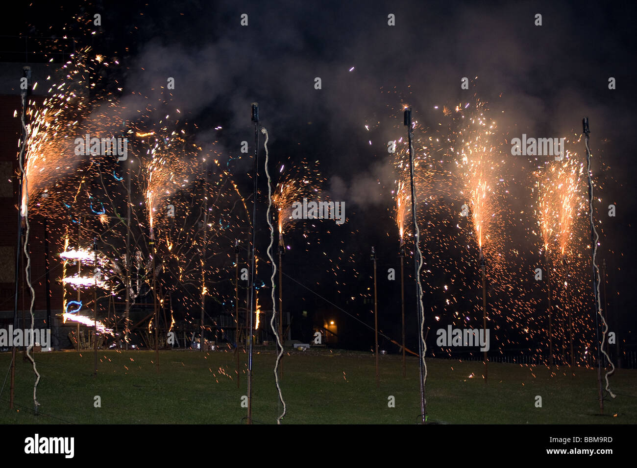 colours colourfull fireworks pyrotechnic display night Medway Fuse