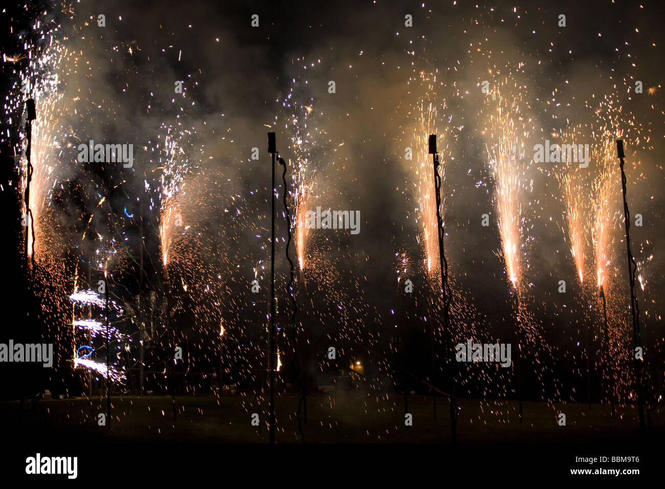 colours colourfull fireworks pyrotechnic display night Medway Fuse