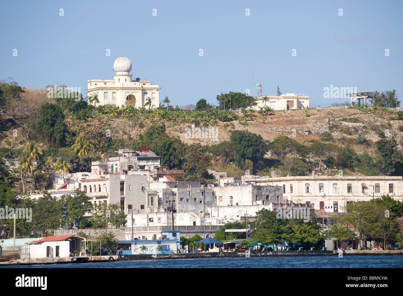 Observatory overlooking havana harbour Stock Photo