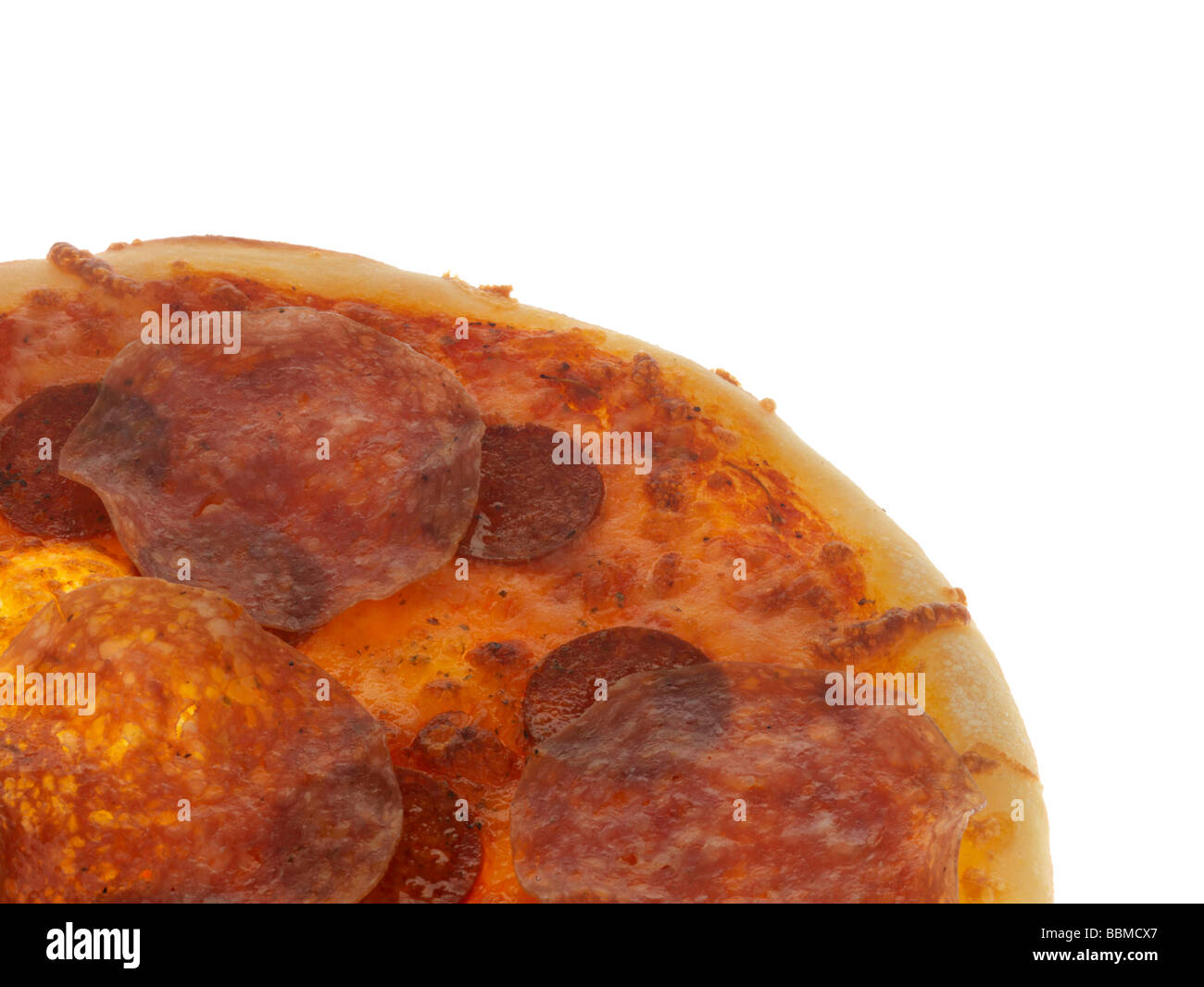 Salami and Chorizo Pizza Stock Photo - Alamy