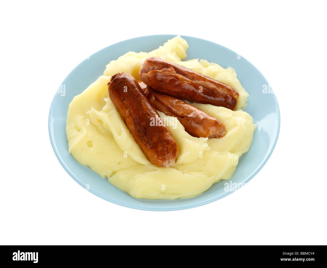 Mashed Potato with Sausages Stock Photo Alamy