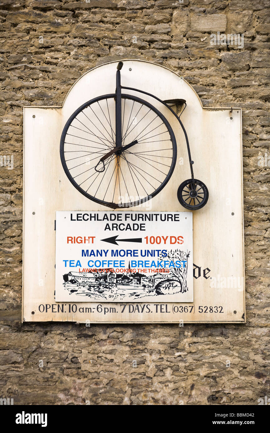 Lechlade antiques centre, Lechlade-on-Thames, Gloucestershire, UK Stock Photo