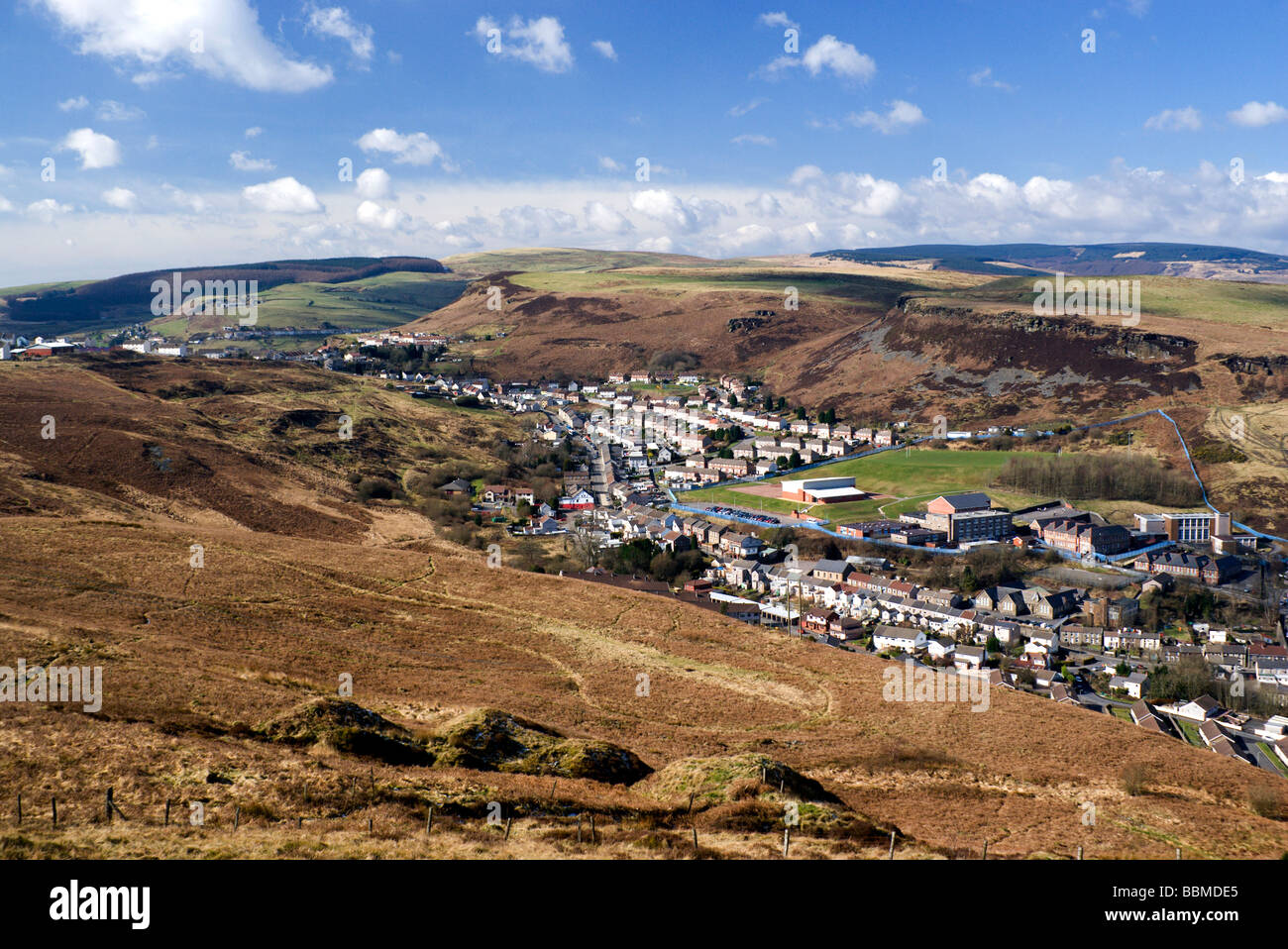 cymmer rhondda velley rhondda cynon taff south wales Stock Photo Alamy