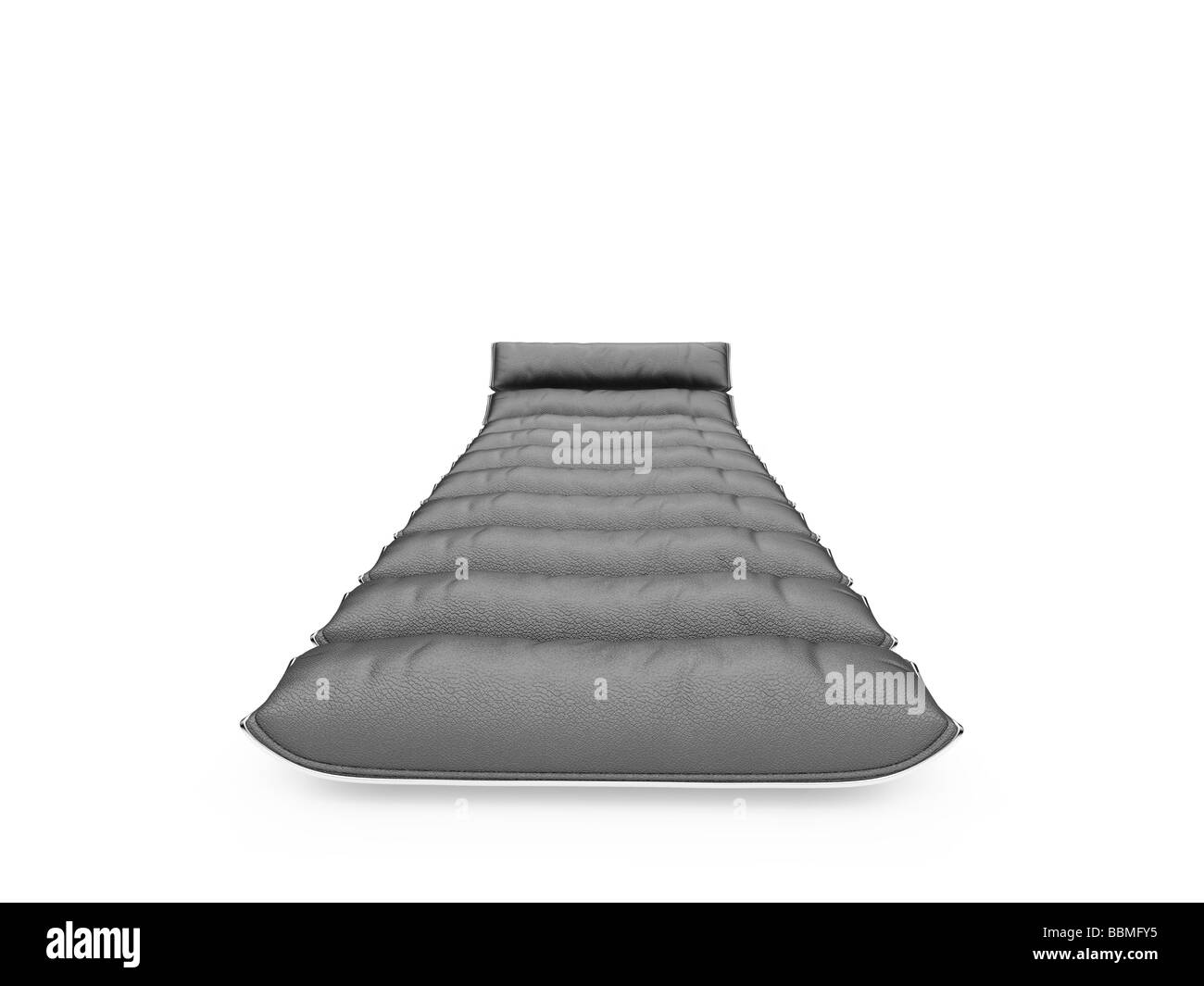 isolated black sofa over white background Stock Photo Alamy