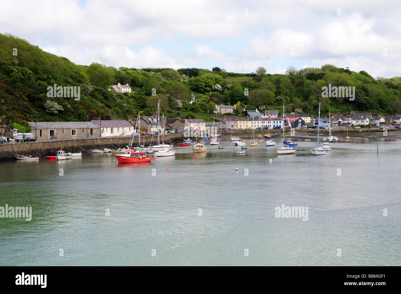 Lower Fishguard Harbour Pembrokeshire Coast National Park Wales Uk ...