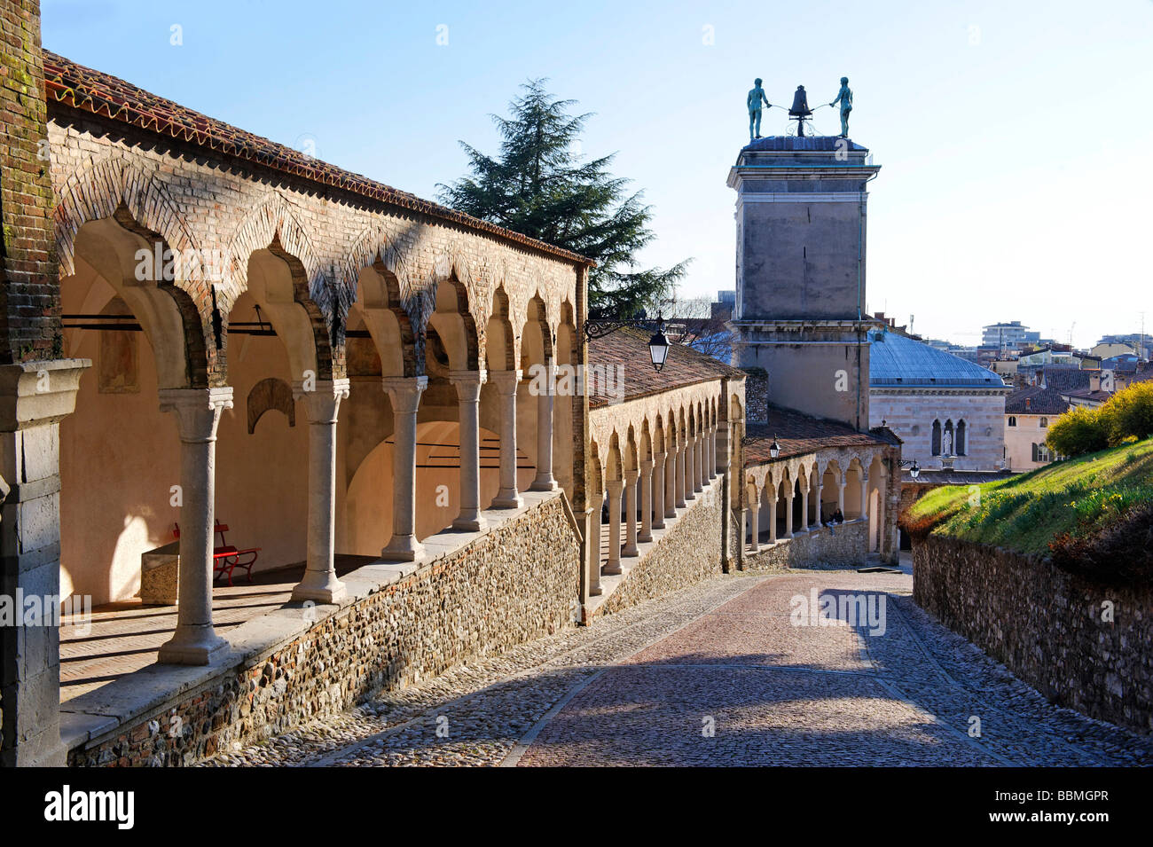 Clock tower and castle in Piazza Liberta, Udine, Friuli Venezia-Giulia,  Italy Stock Photo - Alamy