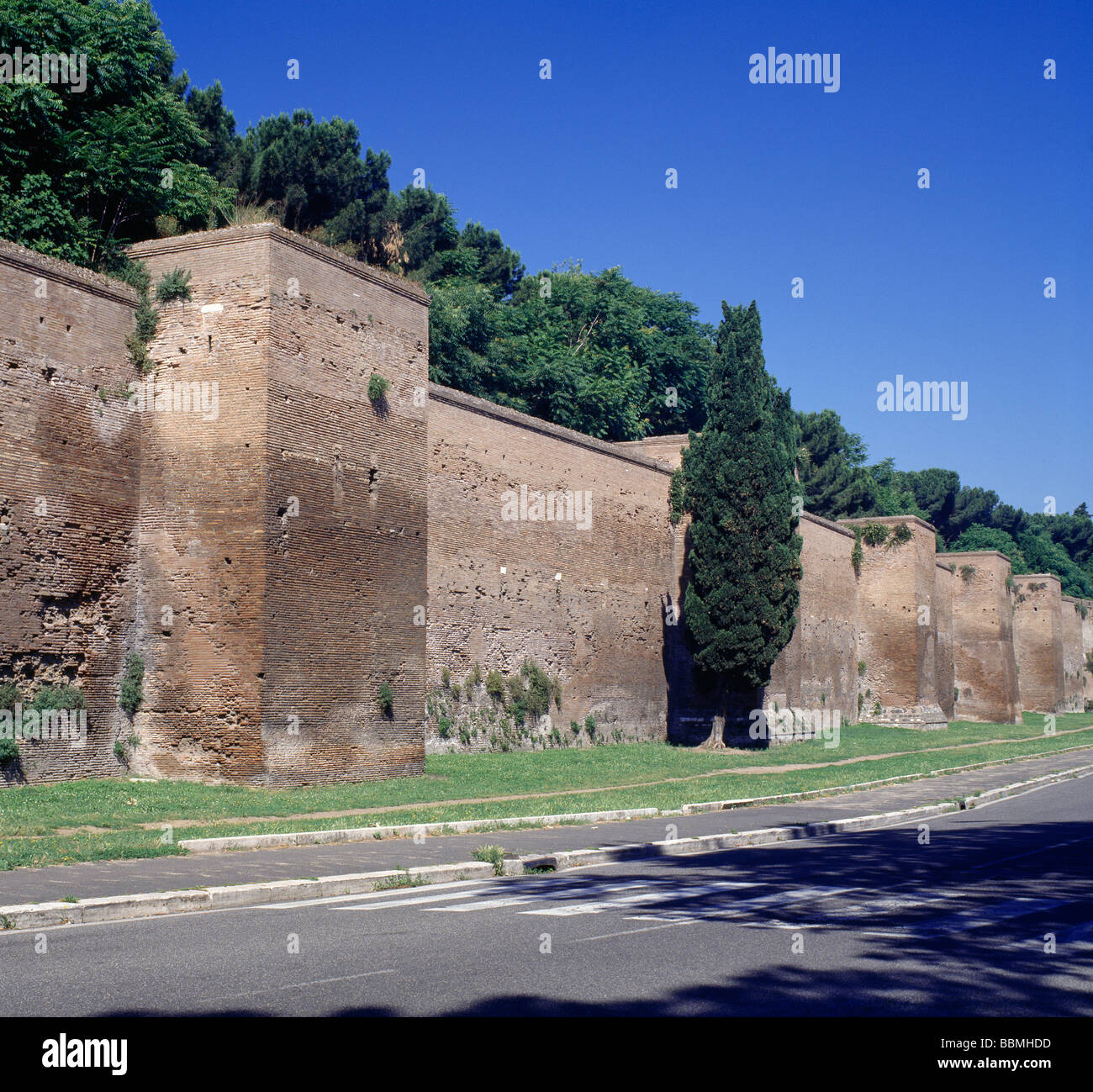 italy, rome, aurelian walls Stock Photo Alamy