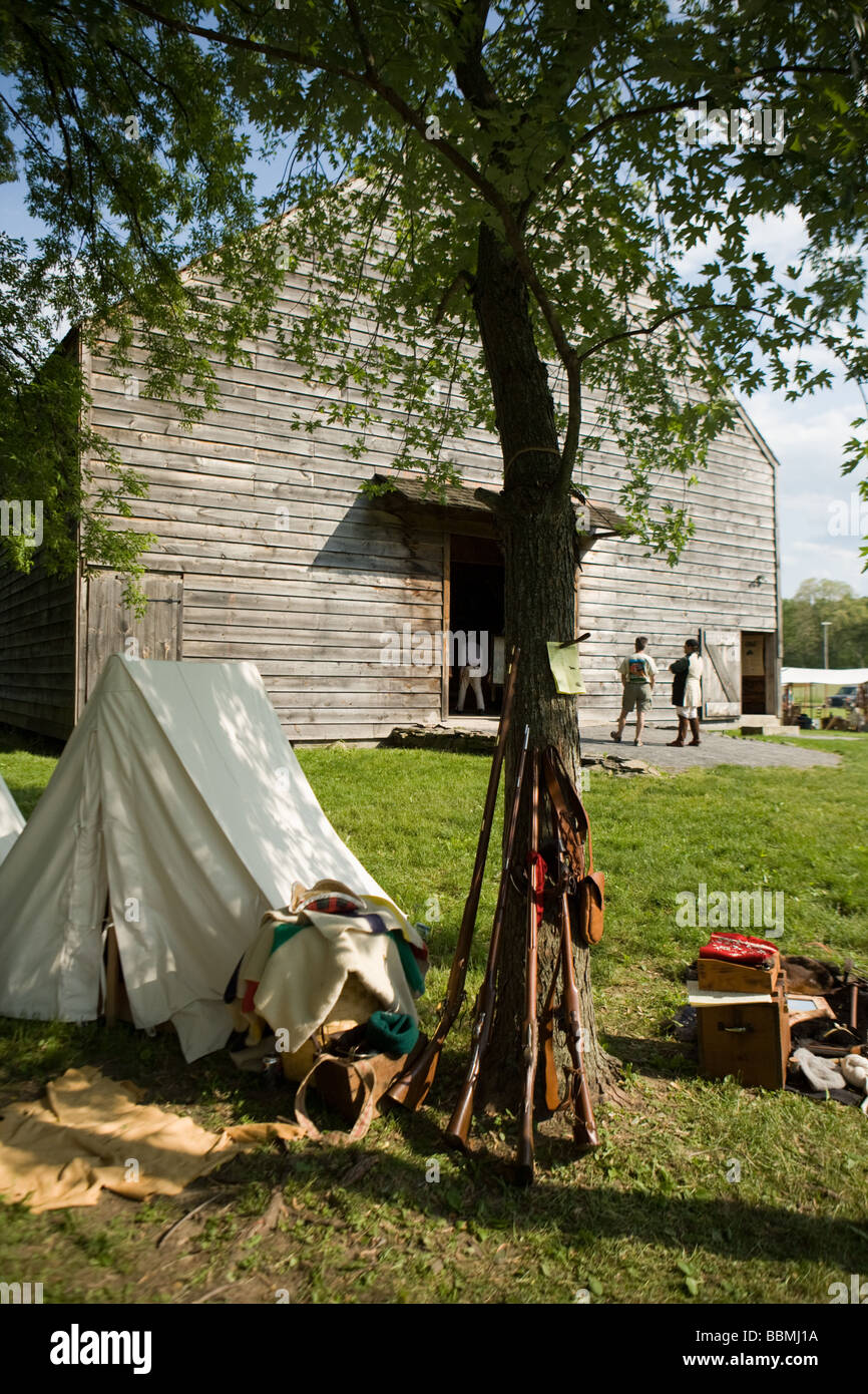 French and Indian War Reenactment at Mabee Farm Rotterdam Junction New
