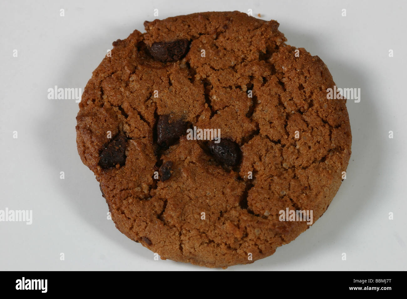 Double Choco Chip Cookies Stock Photo Alamy