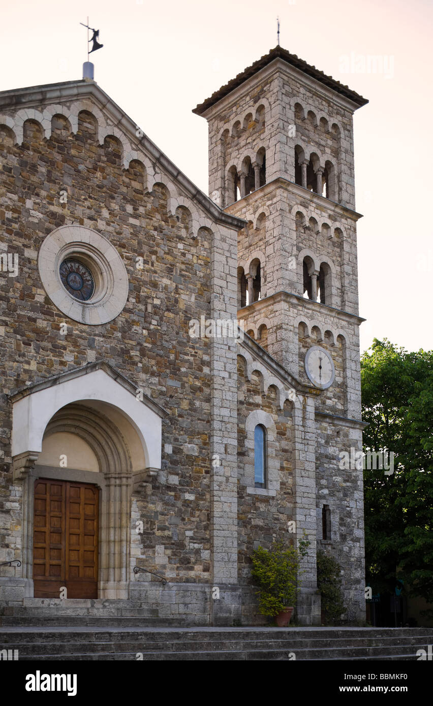 church San Salvatore at Castellina in Chianti Stock Photo