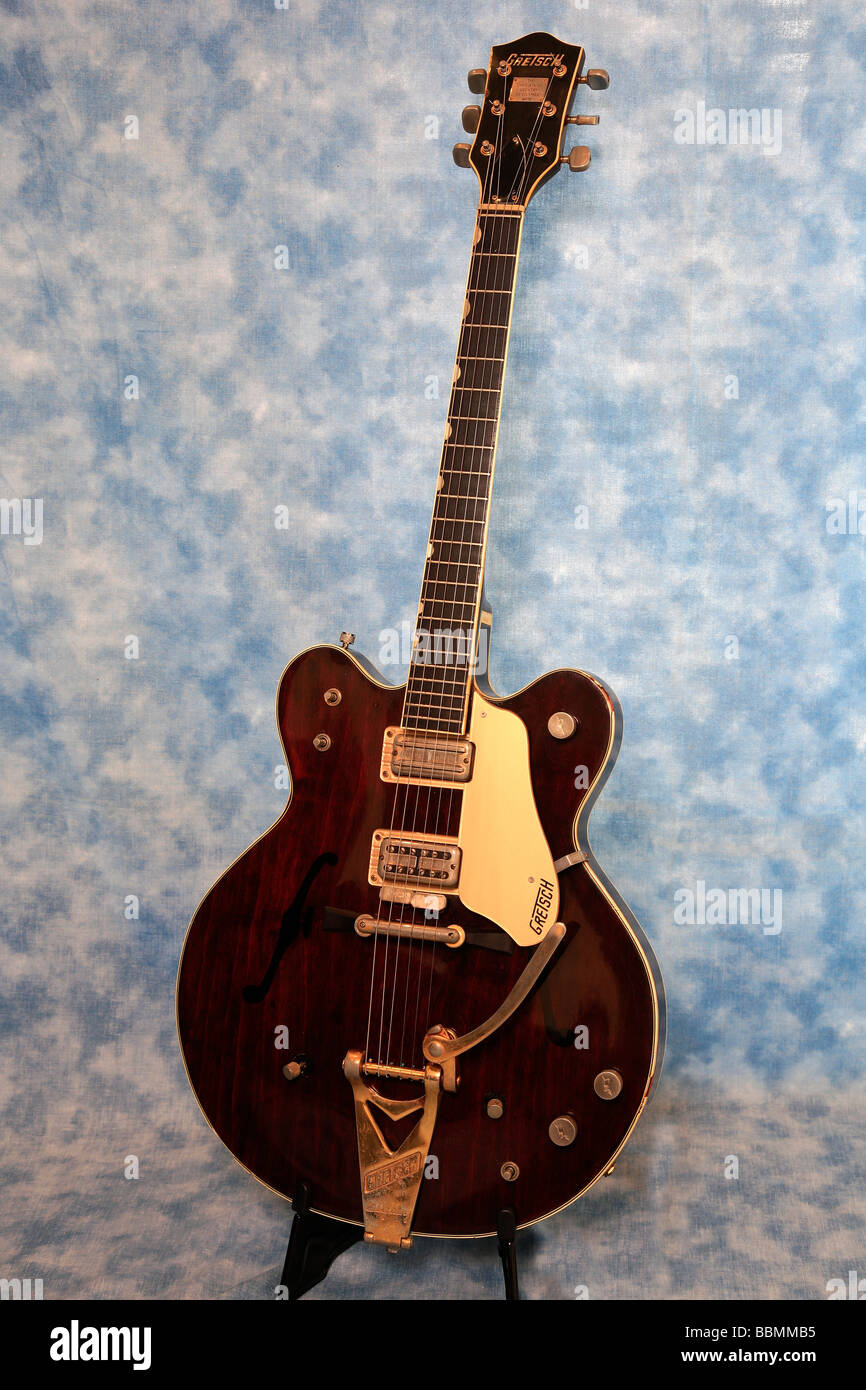 Gretsch Guitar Chet Atkins Country Gentleman made in 1965 Stock Photo