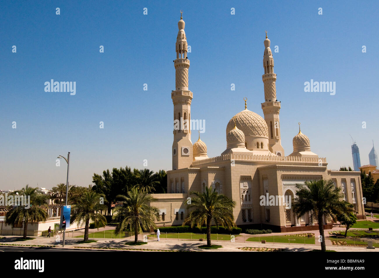 Jumeirah Mosque Dubai Stock Photo