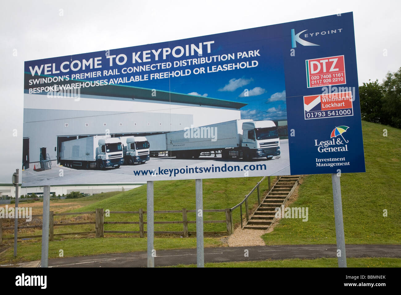 Keypoint rail distribution centre Swindon Wiltshire England Stock Photo