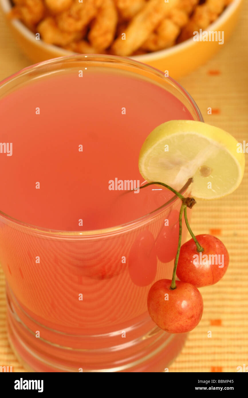 Ginger ale drink is a carbonated soft drink flavored with ginger Stock