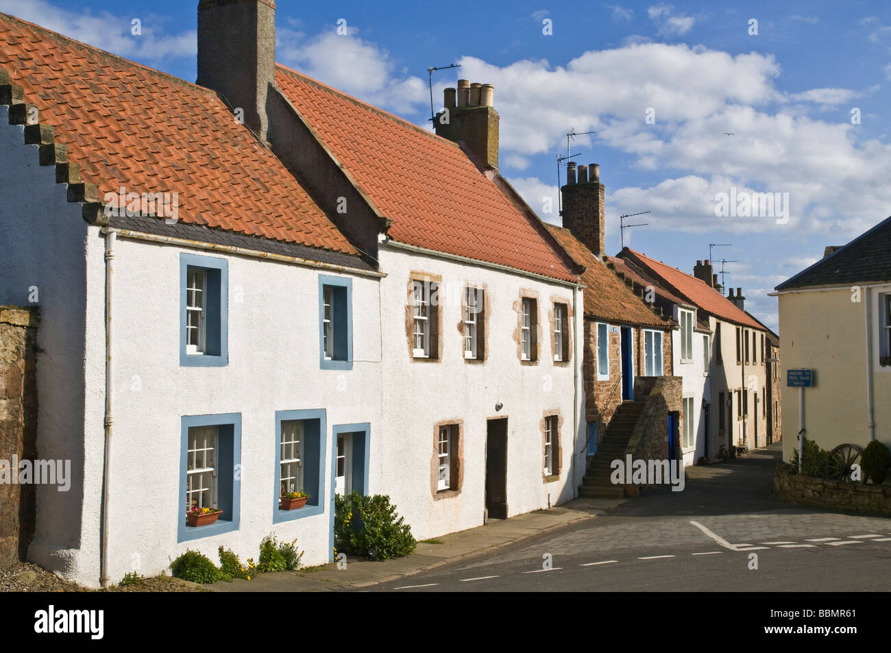dh Traditional village CRAIL FIFE Scottish House rural villages of Houses scotland north east neuk Stock Photo