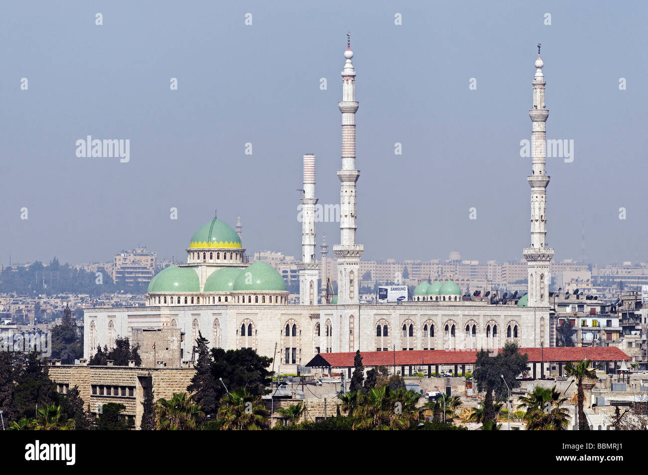 New Assad Mosque in Aleppo, Syria, Middle East, Asia Stock Photo