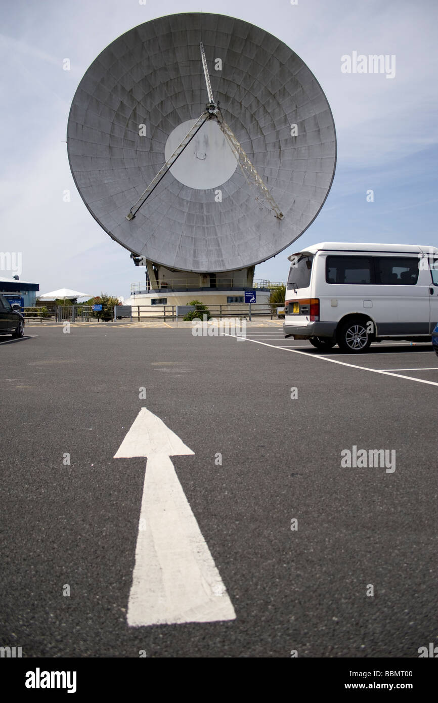 Satellite Dish at Goonhilly Earth Station, Cornwall Stock Photo