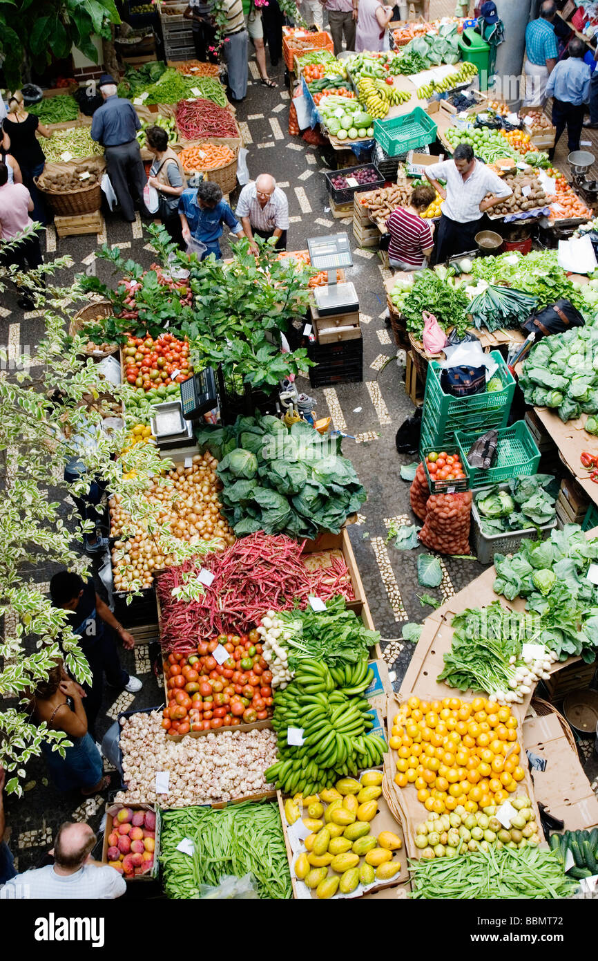 Funchal market, Madeira Stock Photo Alamy