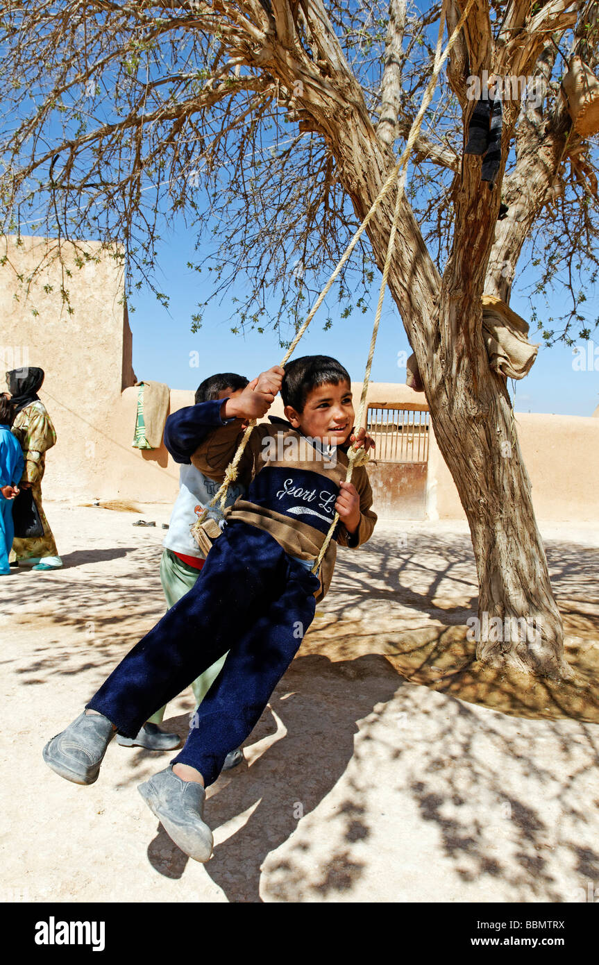 Children playing in the village Awamid, Syria, Asia Stock Photo - Alamy