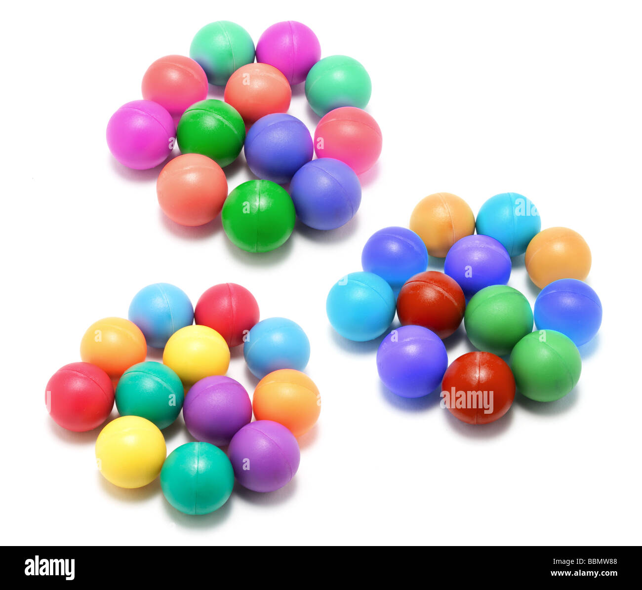 Miniature Coloured Balls Stock Photo Alamy