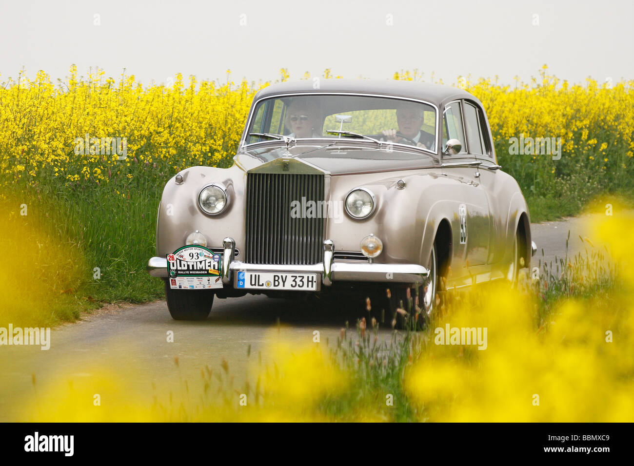 Rollys Royce Silver Cloud II, built in 1961, vintage car motor rally Wiesbaden 2009, Hesse, Germany, Europe Stock Photo