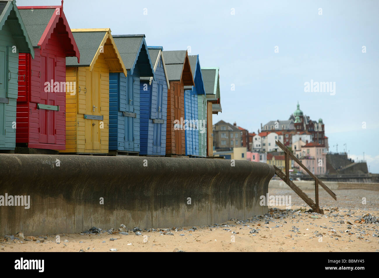 Beach Huts On Cromer Beach
