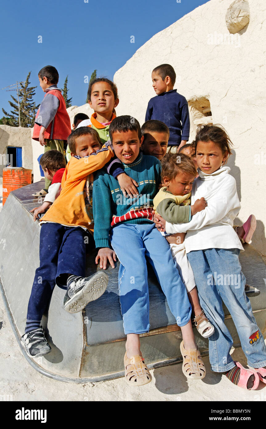 Children in Northern Syria, Syria, Asia Stock Photo