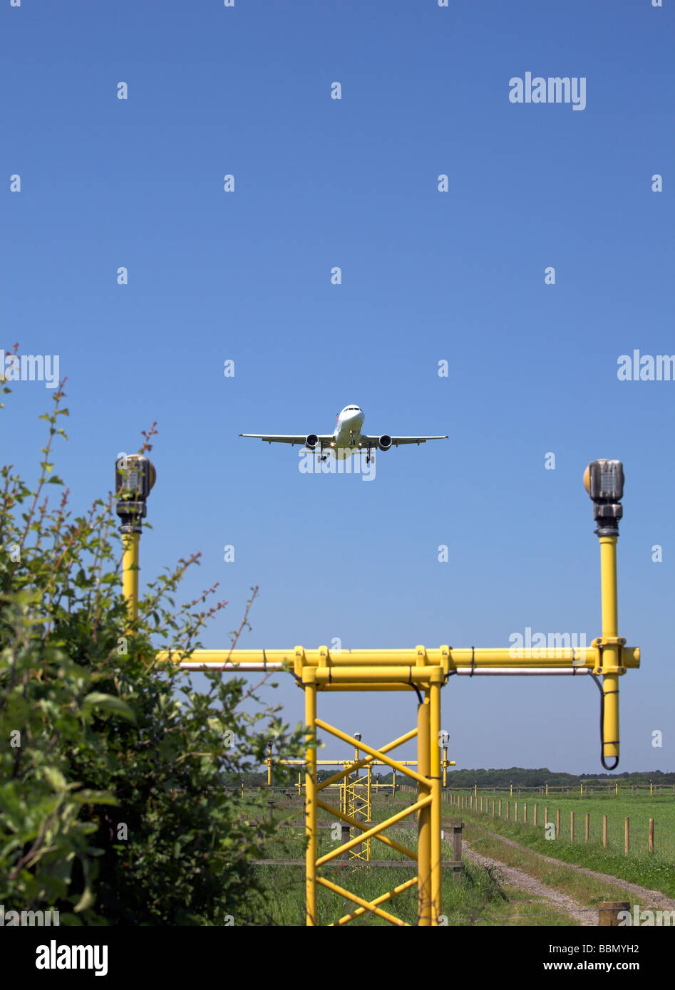 Approach Lighting System Stock Photo Alamy