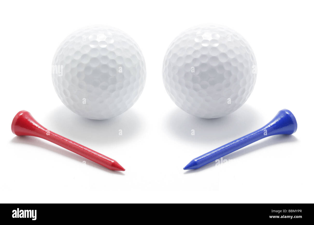 Golf Balls and Tees Stock Photo Alamy